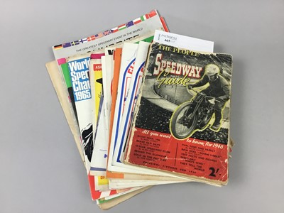 Lot 465 - A LOT OF VINTAGE SPEEDWAY PROGRAMMES