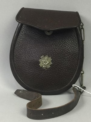 Lot 501 - A WWII PERIOD SPORRAN BY ANDERSON & SONS