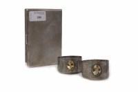 Lot 588 - GEORGE V SILVER CIGARETTE CASE with engine...