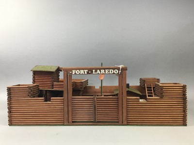 Lot 416 - A HANSE OF DENMARK WOODEN MODEL FORT