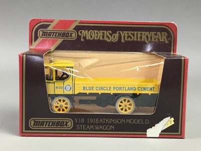 Lot 485 - A COLLECTION OF MATCHBOX MODELS OF YESTERYEAR VEHICLES