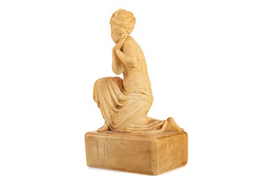 Lot 351 - A PATINATED PLASTER FIGURE ATTRIBUTED TO PHOEBE STABLER