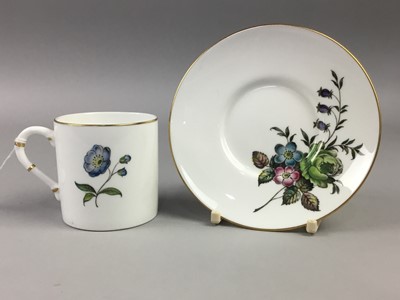 Lot 576 - SIX ROYAL WORCESTER COFFEE CANS AND SAUCERS, OTHER CERAMICS, BRASS WARE AND GLASS