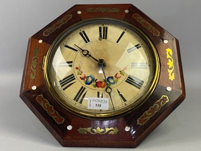 Lot 538 - A VICTORIAN WAG AT THE WALL CLOCK