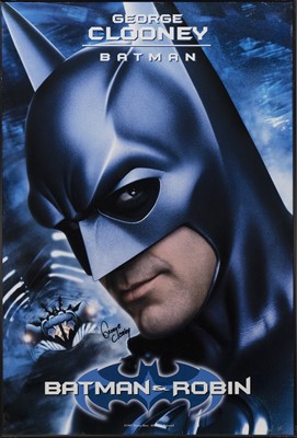 Lot 931 - A SET OF FIVE SIGNED BATMAN & ROBIN (1997) COLLECTOR'S POSTERS