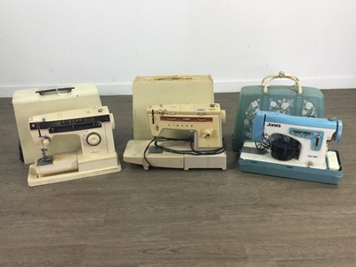 Lot 240 - THREE SEWING MACHINES