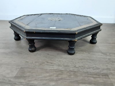 Lot 108 - AN OCTAGONAL LOW TABLE