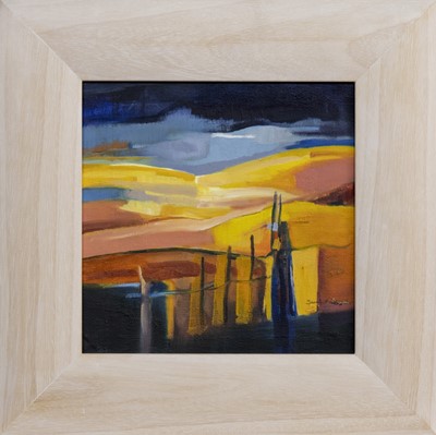 Lot 503 - APPROACHING STORM, AN OIL BY SARAH ANDERSON