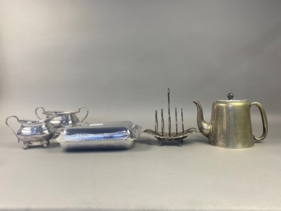 Lot 153 - A LOT OF SILVER PLATED WARE