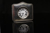 Lot 621 - GOLIATH POCKET WATCH IN SILVER TRAVEL CASE the...