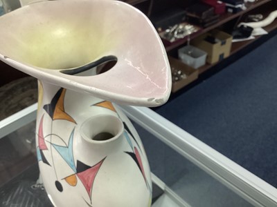 Lot 289 - LUIGI CARRON FOR ALCYONE ITALY,  ART POTTERY VASE