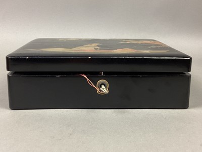 Lot 59 - A JAPANESE LACQUERED BOX