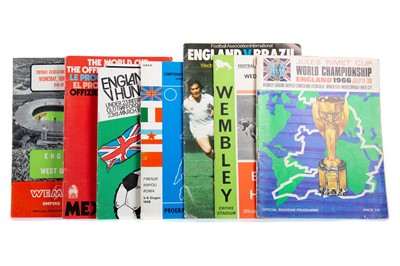 Lot 1505 - WORLD CUP 1966 OFFICIAL SOUVENIR PROGRAMME AND OTHERS