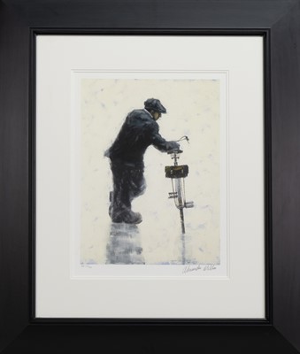 Lot 353 - TAKING A BREATHER, A SIGNED ARTIST'S PROOF PRINT BY ALEXANDER MILLAR