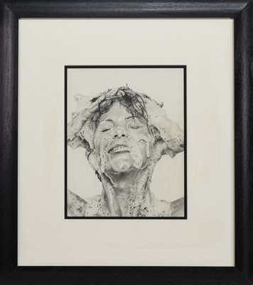 Lot 364 - SUDS, A PENCIL DRAWING BY WILLIAM DOBBIE
