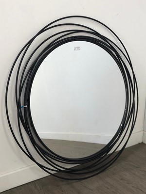 Lot 215 - THREE CONTEMPORARY WALL MIRRORS