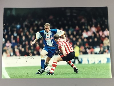Lot 236 - A GROUP OF FOOTBALL MEMORABILIA RELATING TO STEVE NICOL