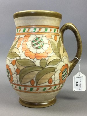 Lot 278 - A CHARLOTTE RHEAD FOR CROWN DUCAL JUG