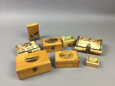 Lot 126 - A COLLECTION OF MAUCHLINE AND OTHER BOXES