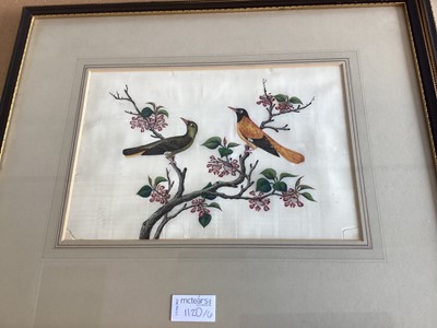 Lot 1120 - A SET OF SIX CHINESE QING DYNASTY PITH PAINTINGS
