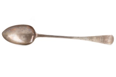 Lot 158 - A GEORGE IV SILVER BASTING SPOON