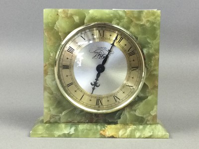 Lot 235 - A PAIR OF BRASS PIERCED VASES AND OTHER ITEMS