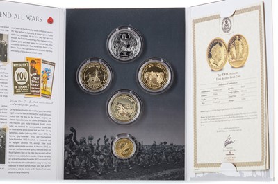Lot 8 - TWO WWI COMMEMORATIVE COIN SETS