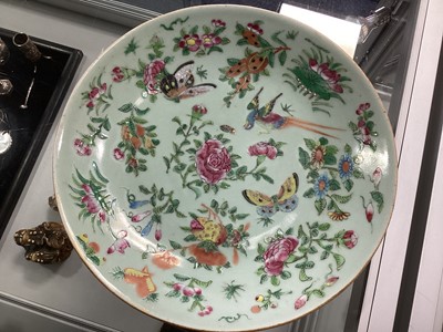 Lot 1114 - A COLLECTION OF LATE 19TH/EARLY 20TH CENTURY CELADON PLATES