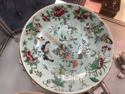 Lot 1114 - A COLLECTION OF LATE 19TH/EARLY 20TH CENTURY CELADON PLATES