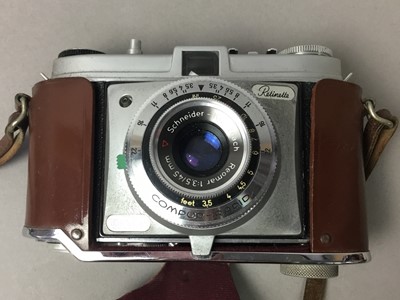 Lot 424 - A KODAK RETINETTE CAMERA AND OTHER OBJECTS