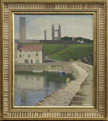 Lot 296 - HARBOUR, ST ANDREWS, AN OIL BY WILLIAM MATTHEWS