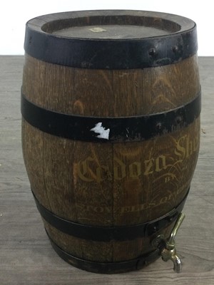 Lot 435 - AN OAK SHERRY KEG