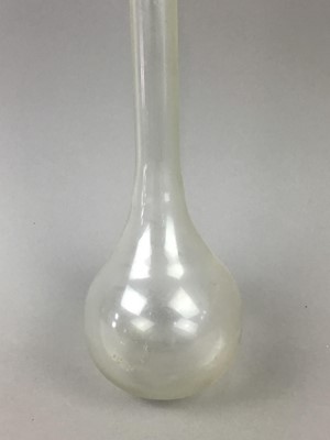 Lot 468 - A YARD OF ALE GLASS