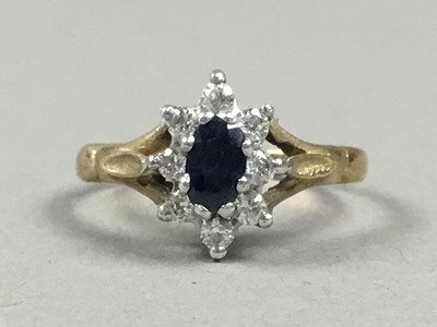 Lot 481 - THREE NINE CARAT GOLD RINGS