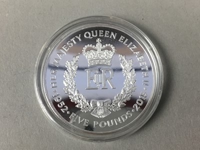 Lot 490 - TWELVE CROWN SIZED ENCAPSULATED COINS, CASED