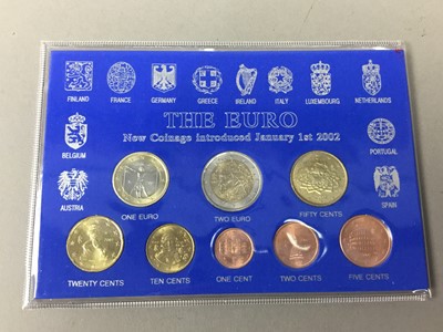 Lot 497 - A LOT OF ASSORTED COINS AND COIN SETS