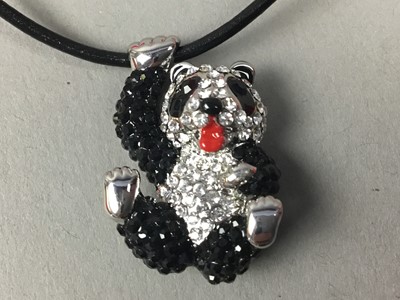 Lot 499 - A LOT OF BUTLER & WILSON PANDA COSTUME JEWELLERY