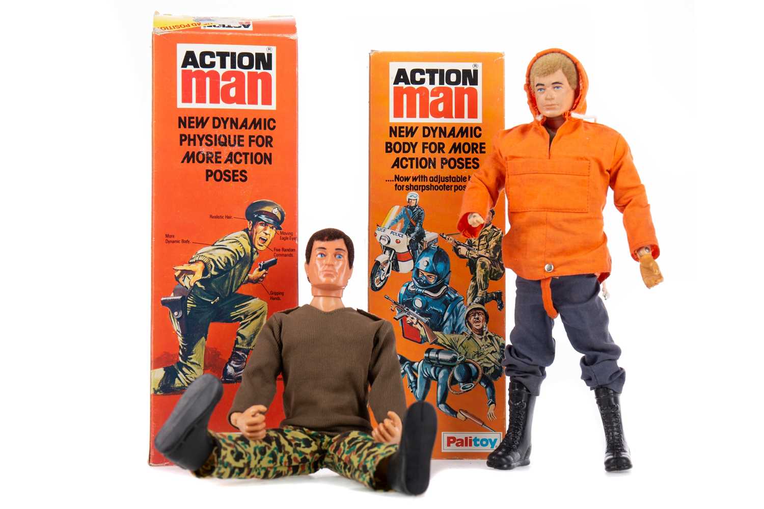 Lot 911 - TWO ORIGINAL ACTION MAN FIGURES