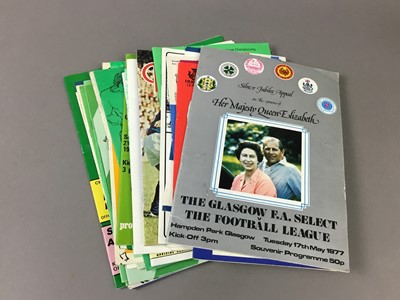 Lot 539 - A COLLECTION OF CELTIC F.C. PROGRAMMES