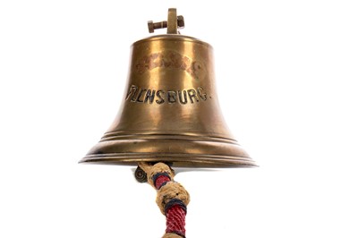 Lot 36 - A LATE 19TH/EARLY 20TH CENTURY SHIP'S BRONZE BELL