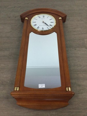 Lot 512 - A MODERN SEIKO WALL CLOCK