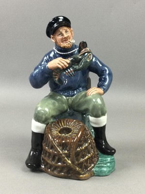 Lot 551 - A ROYAL DOULTON FIGURE OF 'THE LOBSTER MAN'
