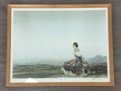 Lot 572 - A WILLIAM RUSSELL FLINT PRINT