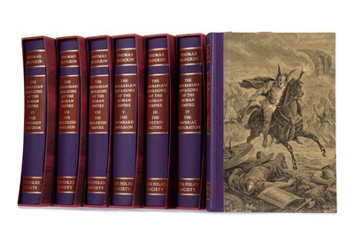 Lot 596 - 8 VOLUMES OF THE BARBARIAN INVASIONS OF THE ROMAN EMPIRE