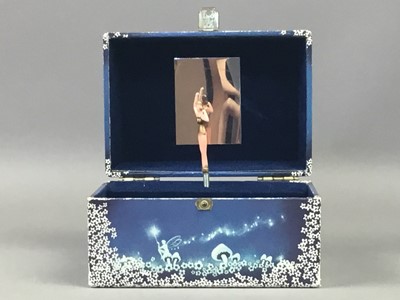 Lot 600 - A SWEDISH MUSICAL BOX AND OTHERS