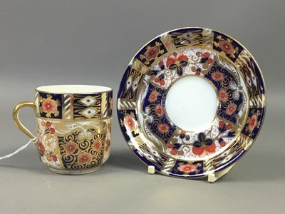 Lot 606 - AN AYNESLEY TEA SERVICE AND A PAIR OF IMARI TRIOS