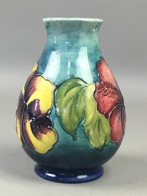 Lot 607 - A MOORCROFT CLEMATIS PATTERN VASE