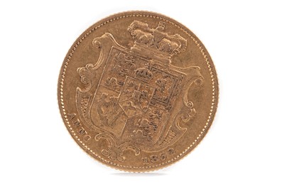 Lot 12 - A WILLIAM IIII GOLD SOVEREIGN DATED 1832