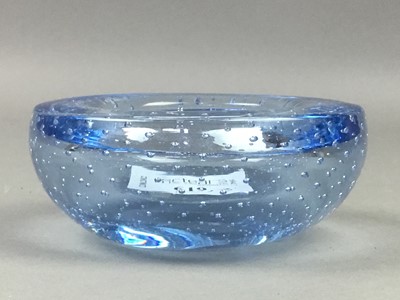 Lot 619 - THREE WHITEFRIARS GLASS BOWLS