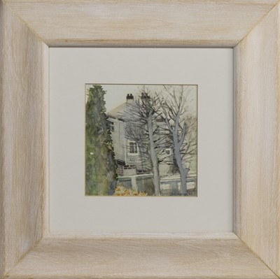 Lot 505 - HOUSE/TREE, A WATERCOLOUR BY ALMA WOLFSON